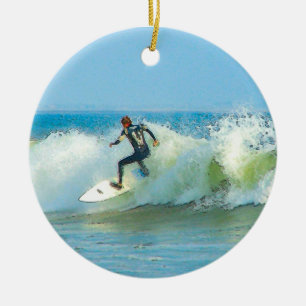 Ornement Rond En Céramique Collé dans le lavage