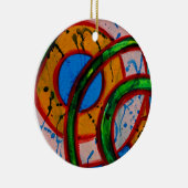 Ornement Rond En Céramique Composition #20A par Michael Moffa (Droite)