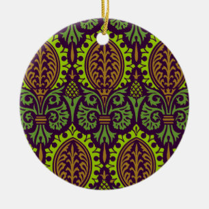 Ornement Rond En Céramique Conception victorienne #4 à Victoria Shaylee