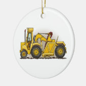 Ornement Rond En Céramique Construction d'engin de terrassement (Gauche)