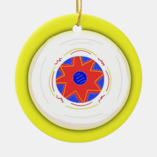 Ornement Rond En Céramique Cool Frisbee