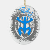 Ornement Rond En Céramique Coqui Taino Port Riche (Droite)