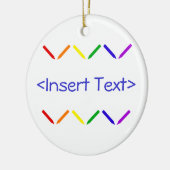 Ornement Rond En Céramique Crayons (Gauche)