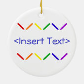 Ornement Rond En Céramique Crayons (Dos)