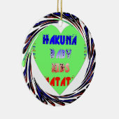 Ornement Rond En Céramique Créez vos propres coeurs lumineux conception bébé (Droite)