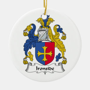 Ornement Rond En Céramique Crête de famille d'Ironside