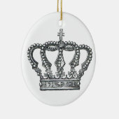Ornement Rond En Céramique Crown du Roi (Droite)