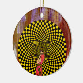 Ornement Rond En Céramique Daliance de Michael Moffa (Gauche)