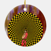 Ornement Rond En Céramique Daliance de Michael Moffa (Dos)