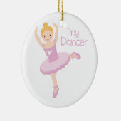 Ornement Rond En Céramique Danseur minuscule (Droite)