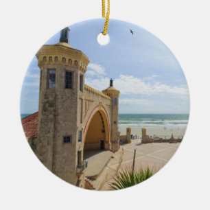 Ornement Rond En Céramique Daytona Beach Bandshell sur l'ornement de