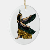 Ornement Rond En Céramique déesse égyptienne (Droite)
