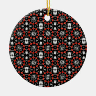 Ornement Rond En Céramique Design de Noël gothique