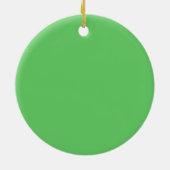 Ornement Rond En Céramique Dessin du lac Finger (Dos)