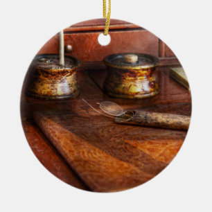 Ornement Rond En Céramique Docteur - Optométriste - J'ai besoin de mes lunett