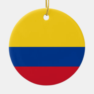Ornement Rond En Céramique Drapeau de la Colombie - le Bandera De Colombie
