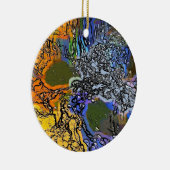 ORNEMENT ROND EN CÉRAMIQUE EAU (Droite)