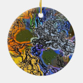 ORNEMENT ROND EN CÉRAMIQUE EAU (Dos)