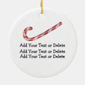 Ornement Rond En Céramique Échange de cookies de Noël - SRF (Dos)