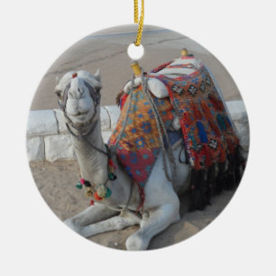 Ornement Rond En Céramique Egypt Camel
