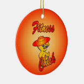 Ornement Rond En Céramique Élément de condition physique #5 (Droite)