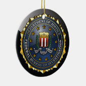 Ornement Rond En Céramique Emblème de FBI (Droite)