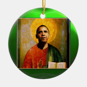 Ornement Rond En Céramique Émeraude verte de SANTOBAMA