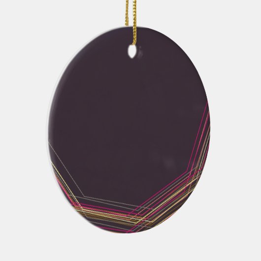 Ornement Rond En Céramique en noir 0900 art abstrait (Droite)