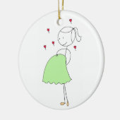 Ornement Rond En Céramique Enceinte à Noël (Gauche)