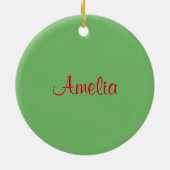 Ornement Rond En Céramique Enfant préféré (Dos)