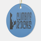 Ornement Rond En Céramique Escalade rock (Gauche)