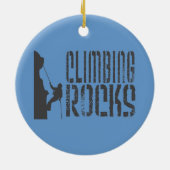 Ornement Rond En Céramique Escalade rock (Dos)
