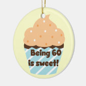 Ornement Rond En Céramique Etre 60 est Sweet T-shirts et cadeaux (Gauche)