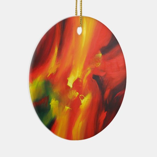 Ornement Rond En Céramique Expressionism (Droite)