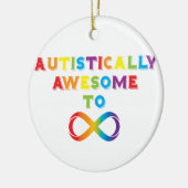 Ornement Rond En Céramique Extrêmement Intéressant À L'Infinité (Gauche)