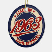 Ornement Rond En Céramique Fait En 1963 (Gauche)