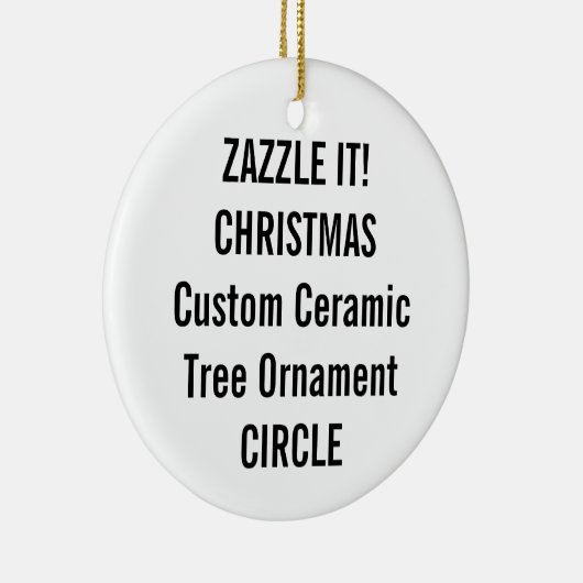 Ornement ROND en céramique fait sur commande (Droite)