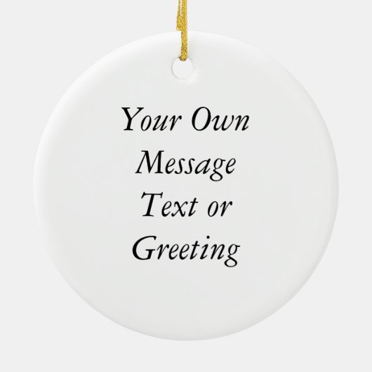 ORNEMENT ROND EN CÉRAMIQUE FIERTÉ AMÉRIQUE (Dos)