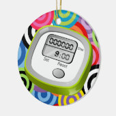 Ornement Rond En Céramique Fitness ! (Gauche)