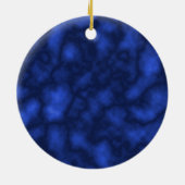 Ornement Rond En Céramique Flamme bleue (Dos)