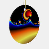 Ornement Rond En Céramique Flotsam Goodega - Fractal (Droite)