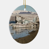 Ornement Rond En Céramique Formations d'iceberg (Droite)