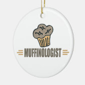 Ornement Rond En Céramique Funny Muffin (Gauche)