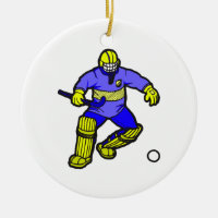Gardien de but d'hockey de champ