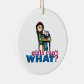 Ornement Rond En Céramique Geek informatique - Léger (Droite)