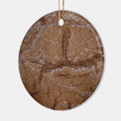Ornement Rond En Céramique Gingersnap Cookie Orament (Gauche)