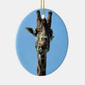 ORNEMENT ROND EN CÉRAMIQUE GIRAFFE (Droite)