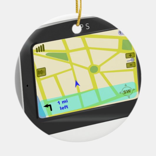 Ornement Rond En Céramique gps-3048 (Devant)