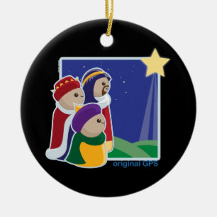 Ornement Rond En Céramique GPS original