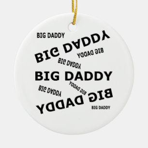 Ornement Rond En Céramique Grand papa !